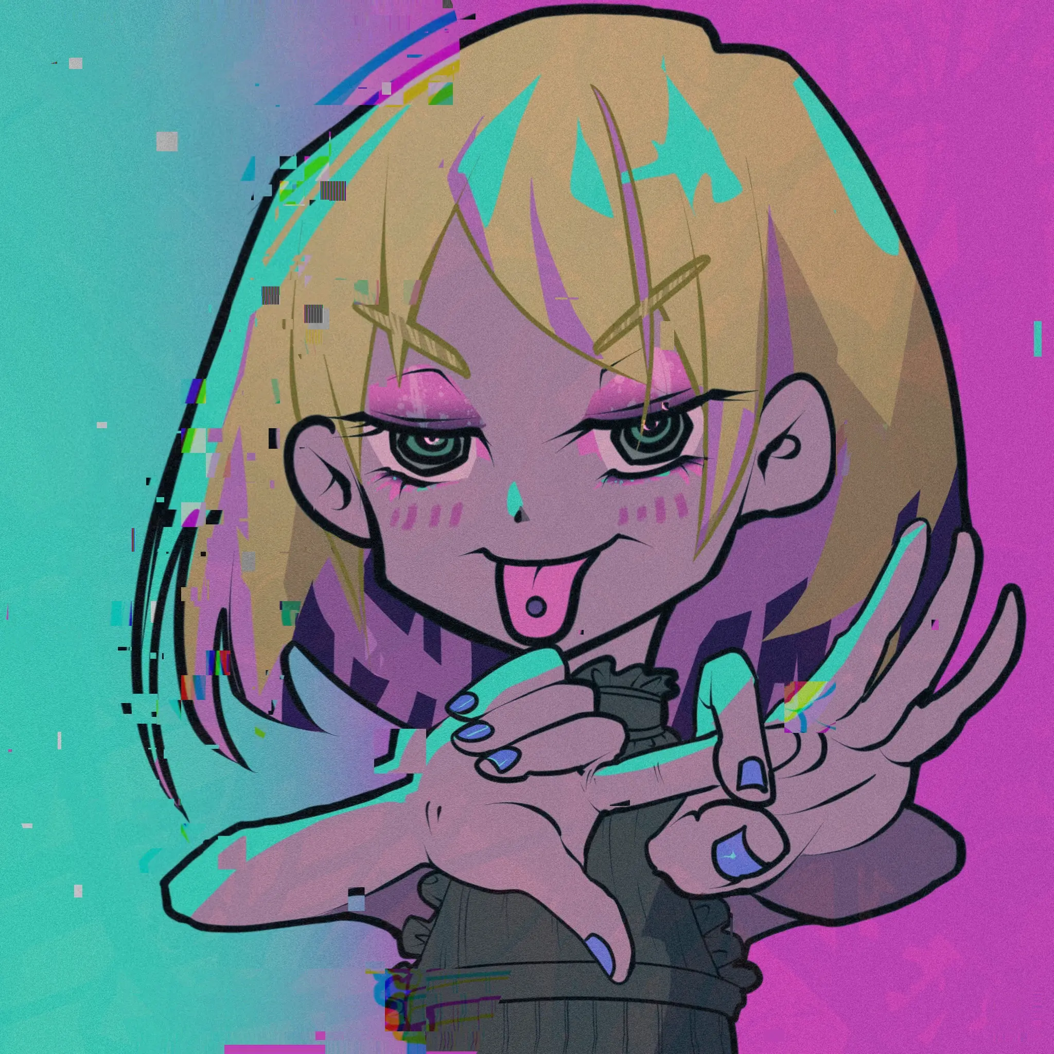 这个就是用Procreate勾线的,钢笔出入锋的手工确实独一家🤷♀️。